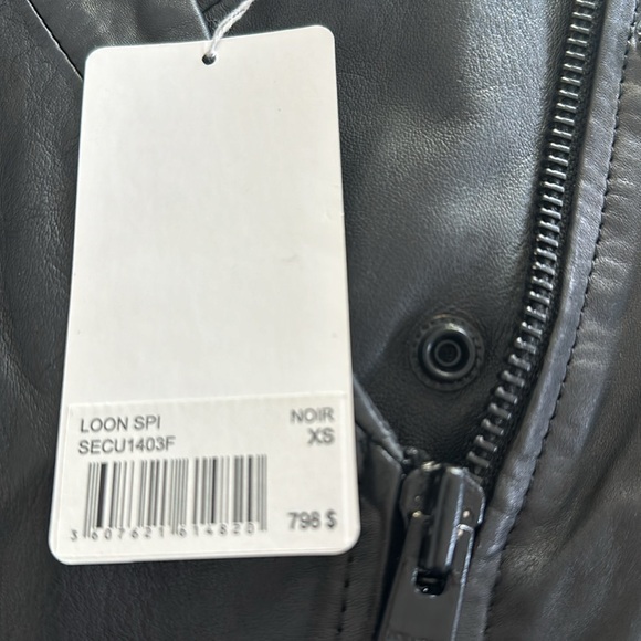 Zadig & Voltaire leather jacket. - Picture 4 of 7